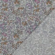 LENZING™ ECOVERO™ FLEURS BLANC CASSÉ (thumbnail) #4