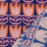 LENZING™ ECOVERO™ BLUMEN KOBALTBLAU (thumbnail) #4