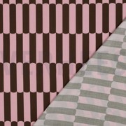 LENZING™ ECOVERO™ STRIPES BROWN (thumbnail) #4