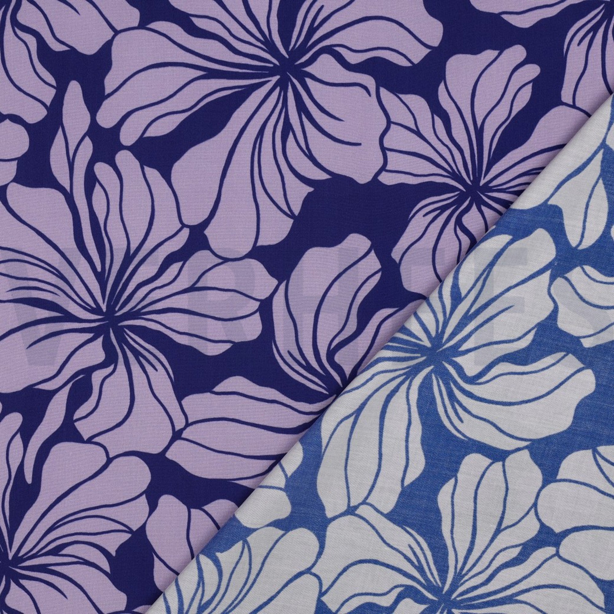 VISKOSE RADIANCE BLUMEN BLAU (high resolution) #4