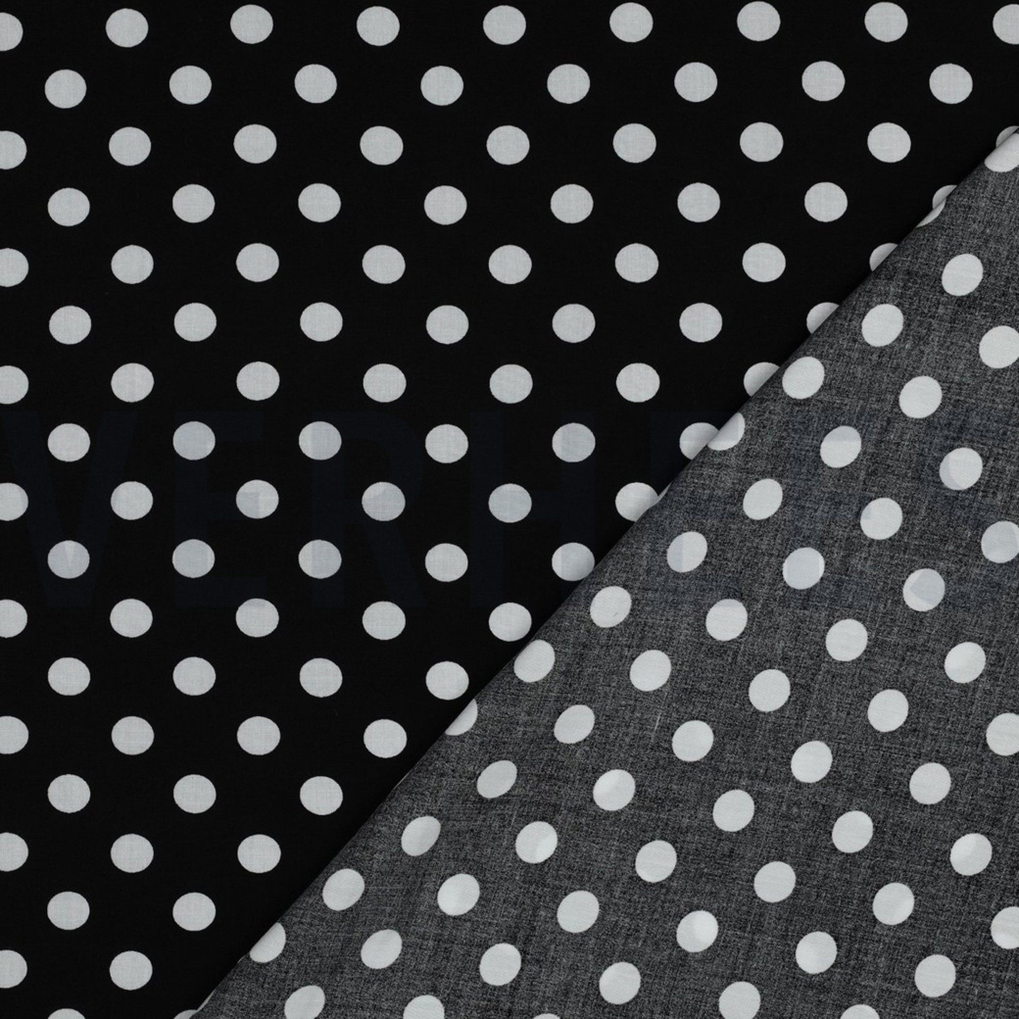 VISKOSE RADIANCE PUNKTE SCHWARZ (high resolution) #4