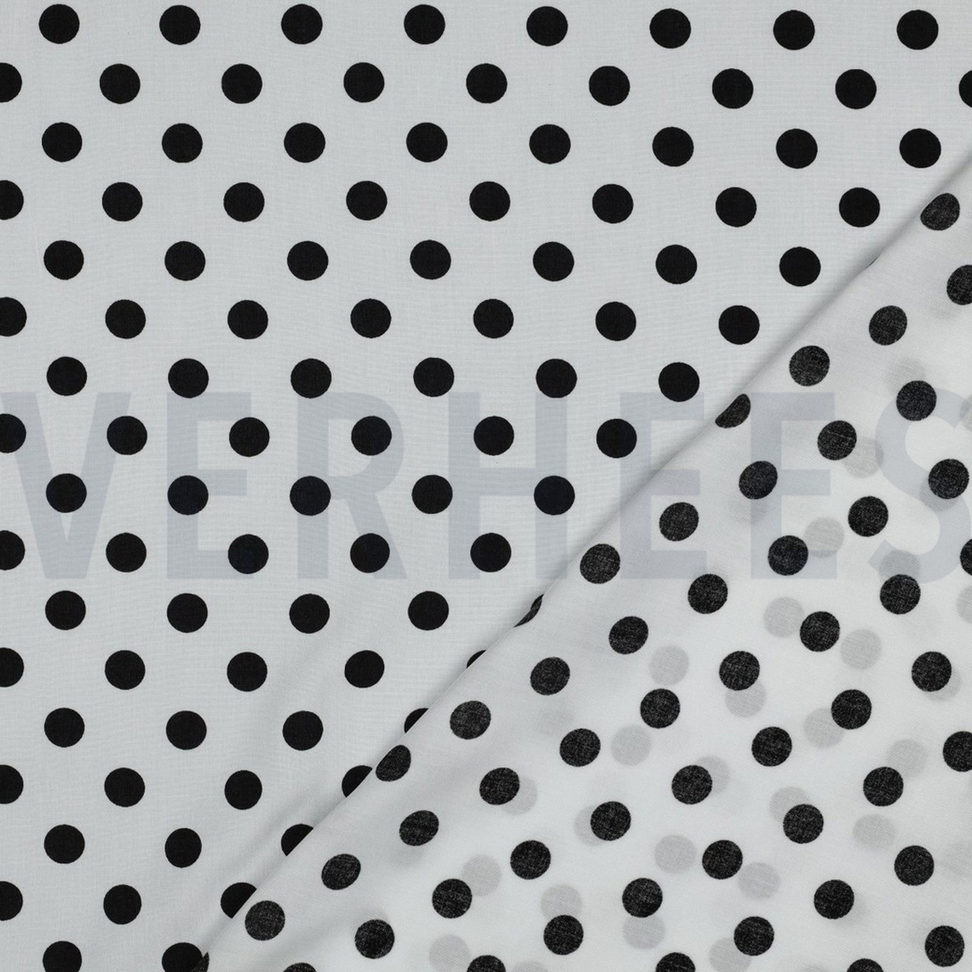 VISCOSE RADIANCE POLKA DOTS WIT (high resolution) #4