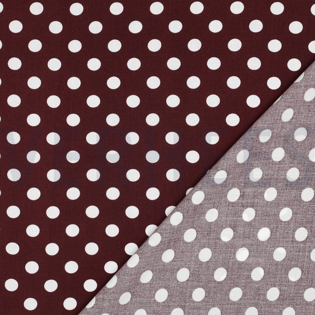 VISCOSE RADIANCE POIS BORDEAUX #7