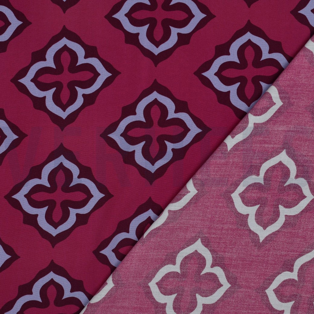 VISKOSE RADIANCE ABSTRAKT FUCHSIA #7