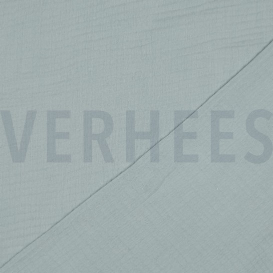 BAUMWOLLE MUSSELIN DREILAGIG GOTS MINZE #7