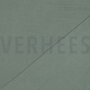 BAUMWOLLE MUSSELIN DREILAGIG GOTS ALTGRÜN (thumbnail) #4