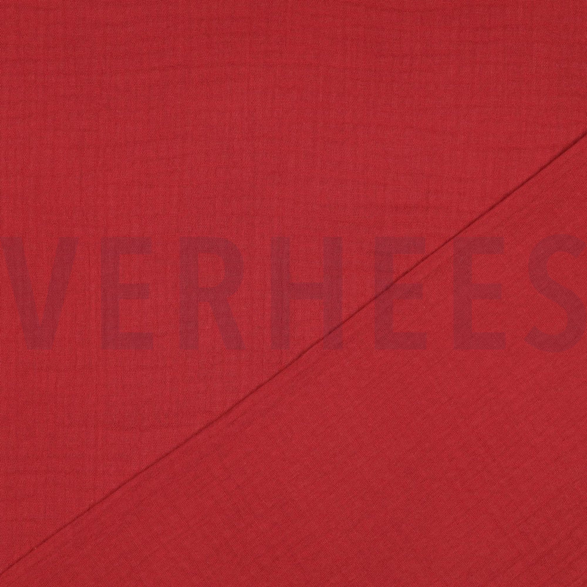 TRIPLE GAUZE GOTS ROUGE (high resolution) #4