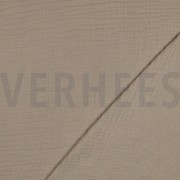 BAUMWOLLE MUSSELIN DREILAGIG GOTS SAND (thumbnail) #4