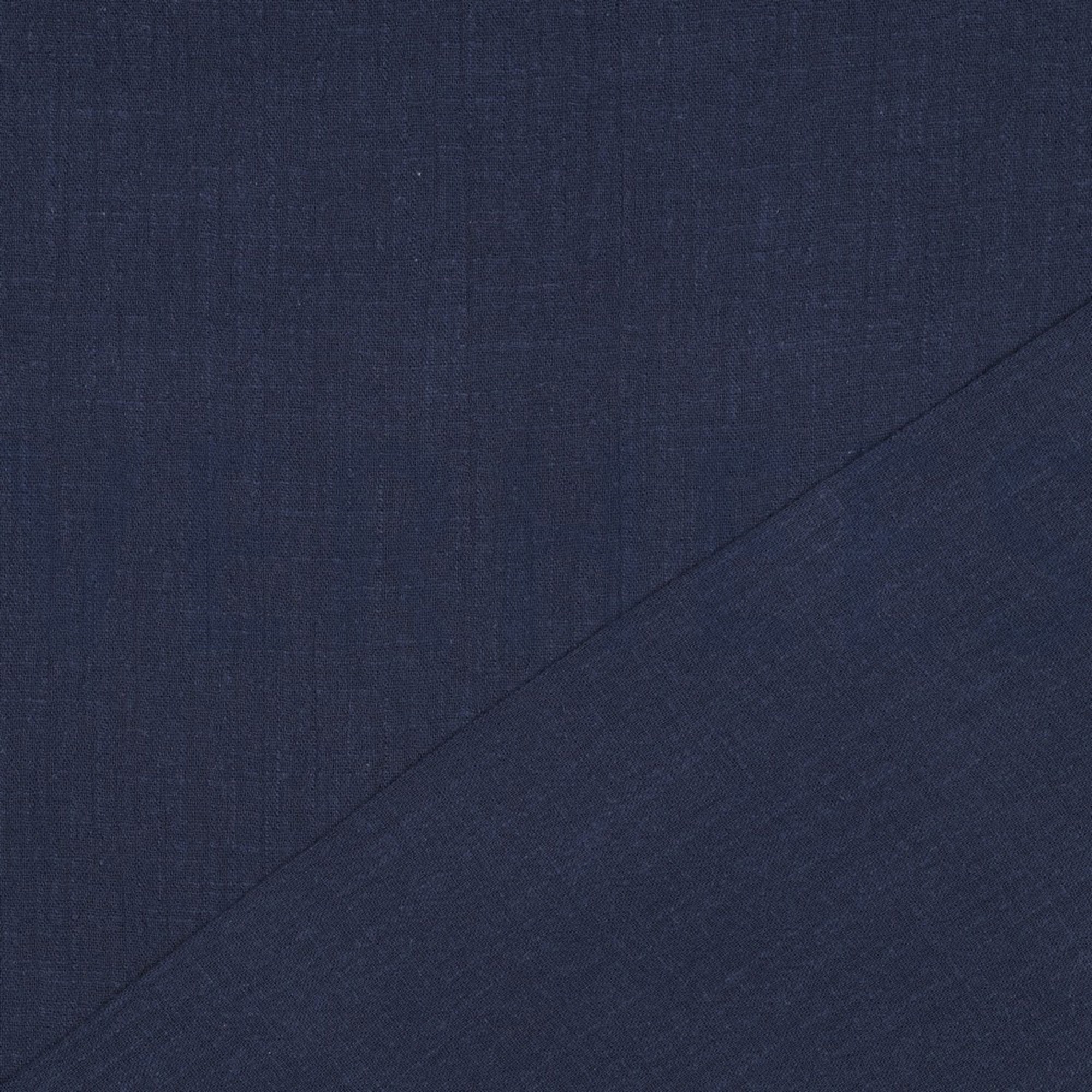 BAUMWOLLE SLUB GEWASCHEN MARINEBLAU (high resolution) #4