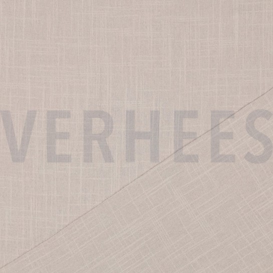 KATOEN SLUB GEWASSEN BEIGE #7