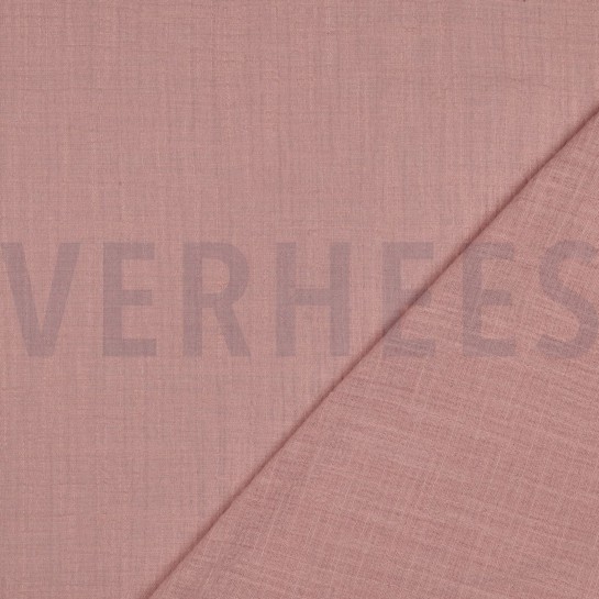 COTTON SLUB WASHED OLD ROSE #7