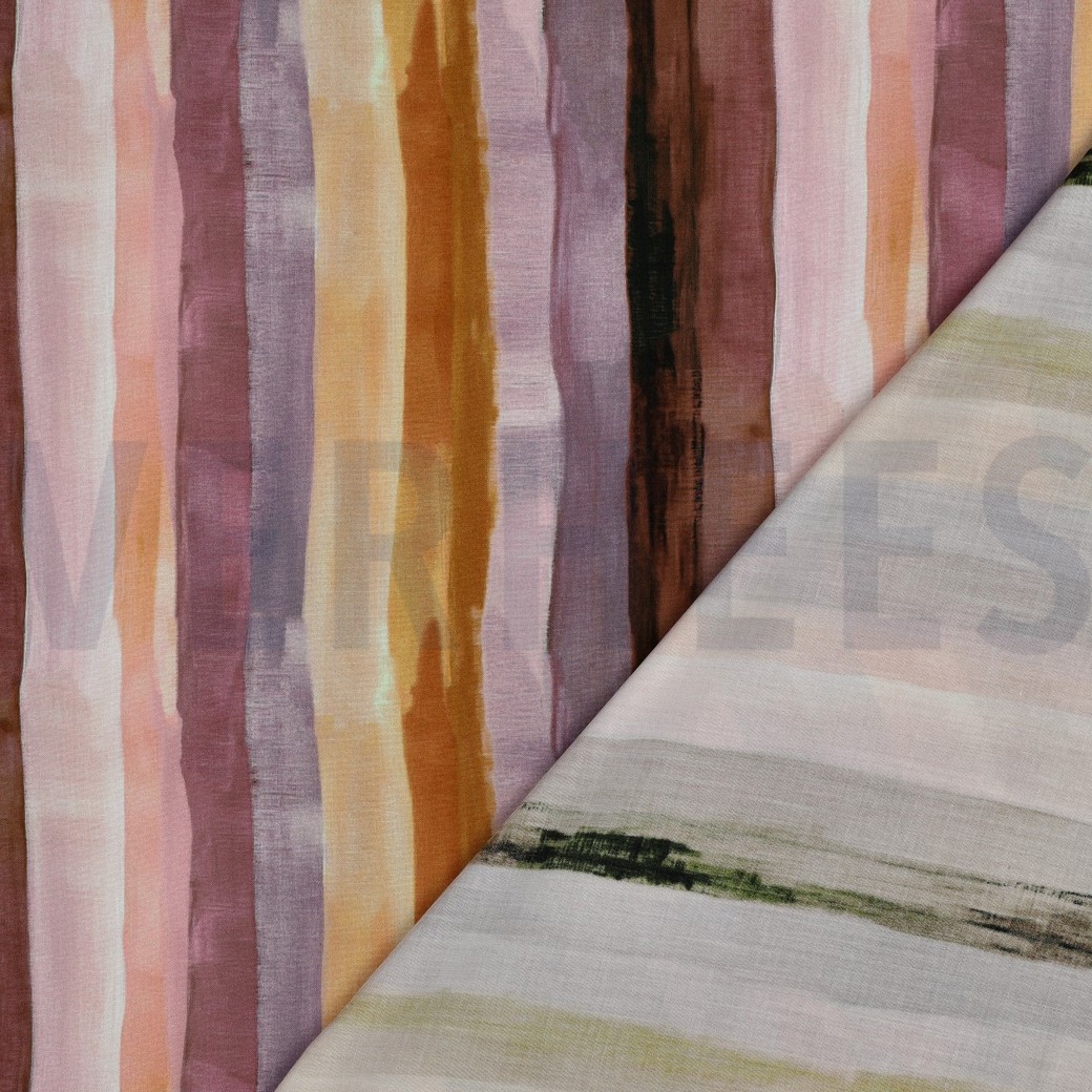 VISCOSE RADIANCE DIGITAAL STREPEN LAVENDEL #7