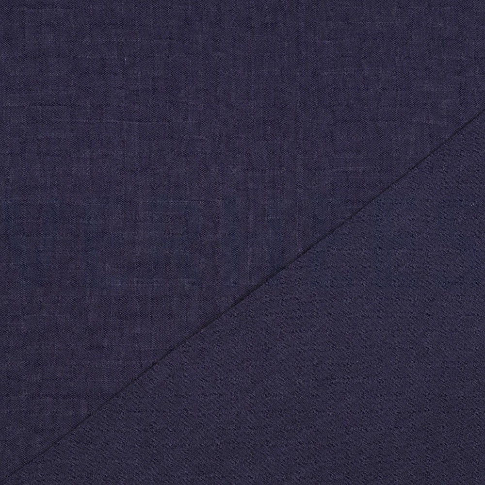 LINEN VISCOSE WASHED NAVY #7