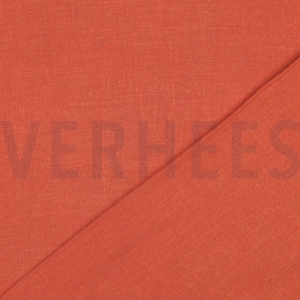 LEINEN VISKOSE GEWASCHEN TERRACOTTA #7