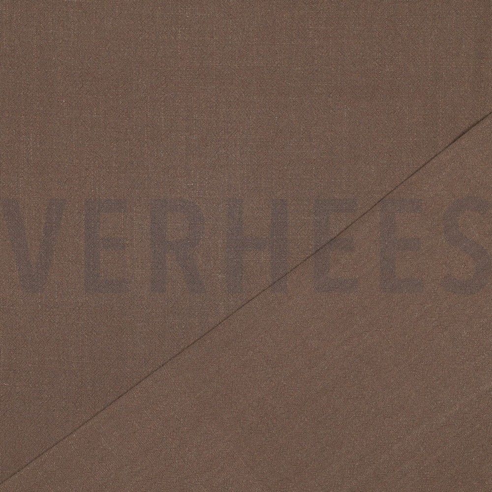 LINNEN VISCOSE GEWASSEN LICHTBRUIN #7