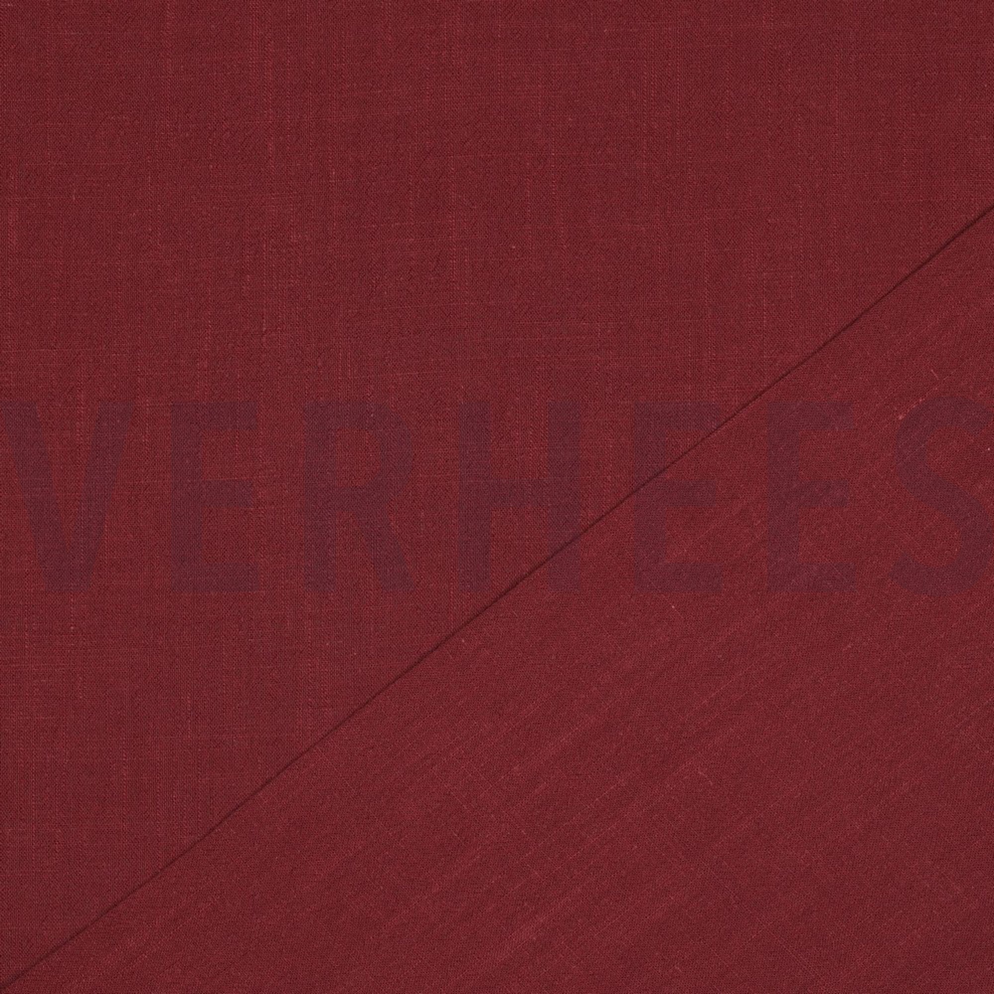 LEINEN VISKOSE GEWASCHEN WEINROT (high resolution) #4