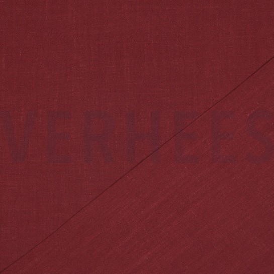 LEINEN VISKOSE GEWASCHEN WEINROT #7