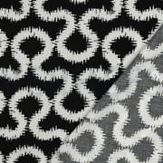 VISKOSE STRETCH ABSTRACT SCHWARZ (thumbnail) #4