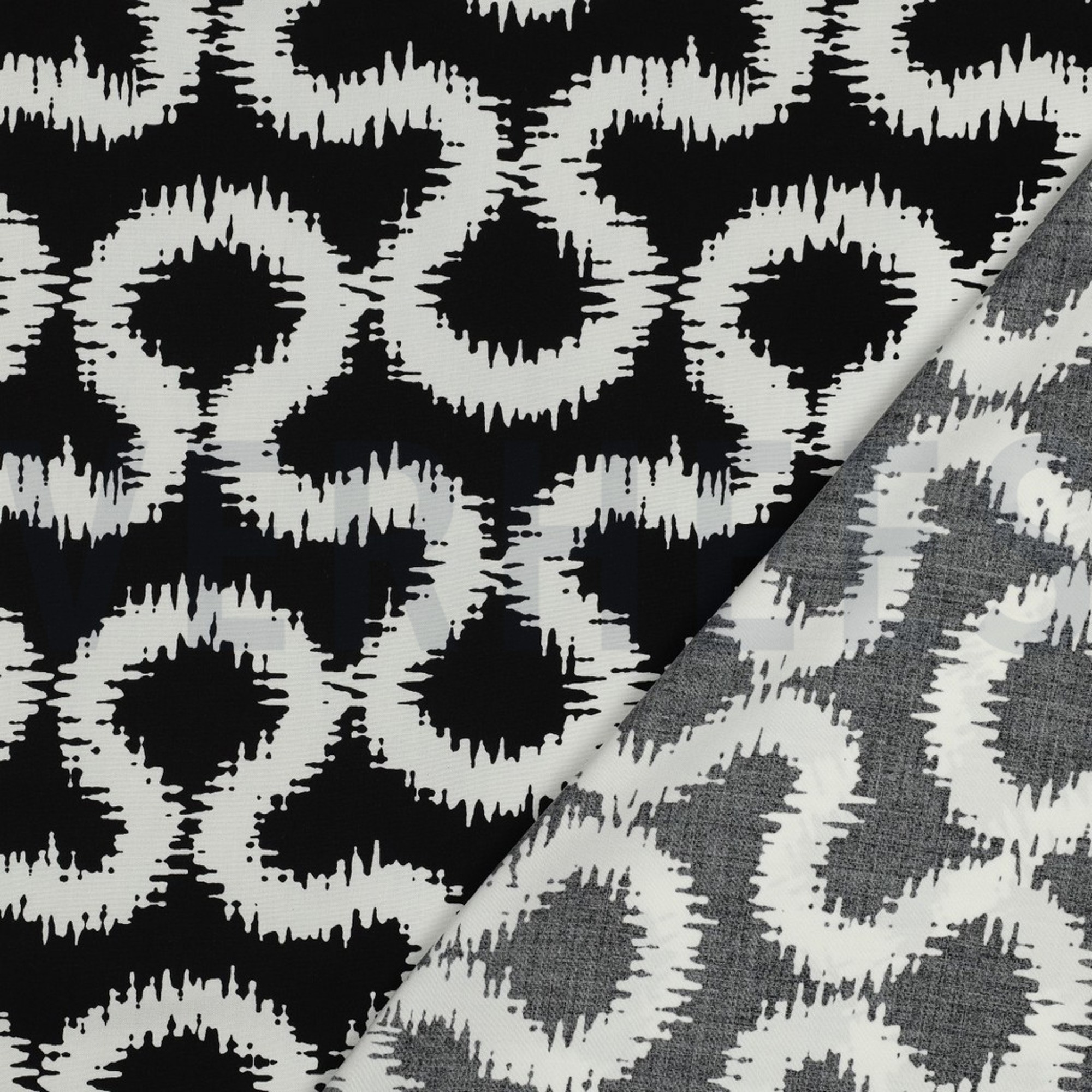 VISKOSE STRETCH ABSTRACT SCHWARZ (high resolution) #4