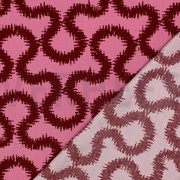 VISKOSE STRETCH ABSTRACT ROSA (thumbnail) #4