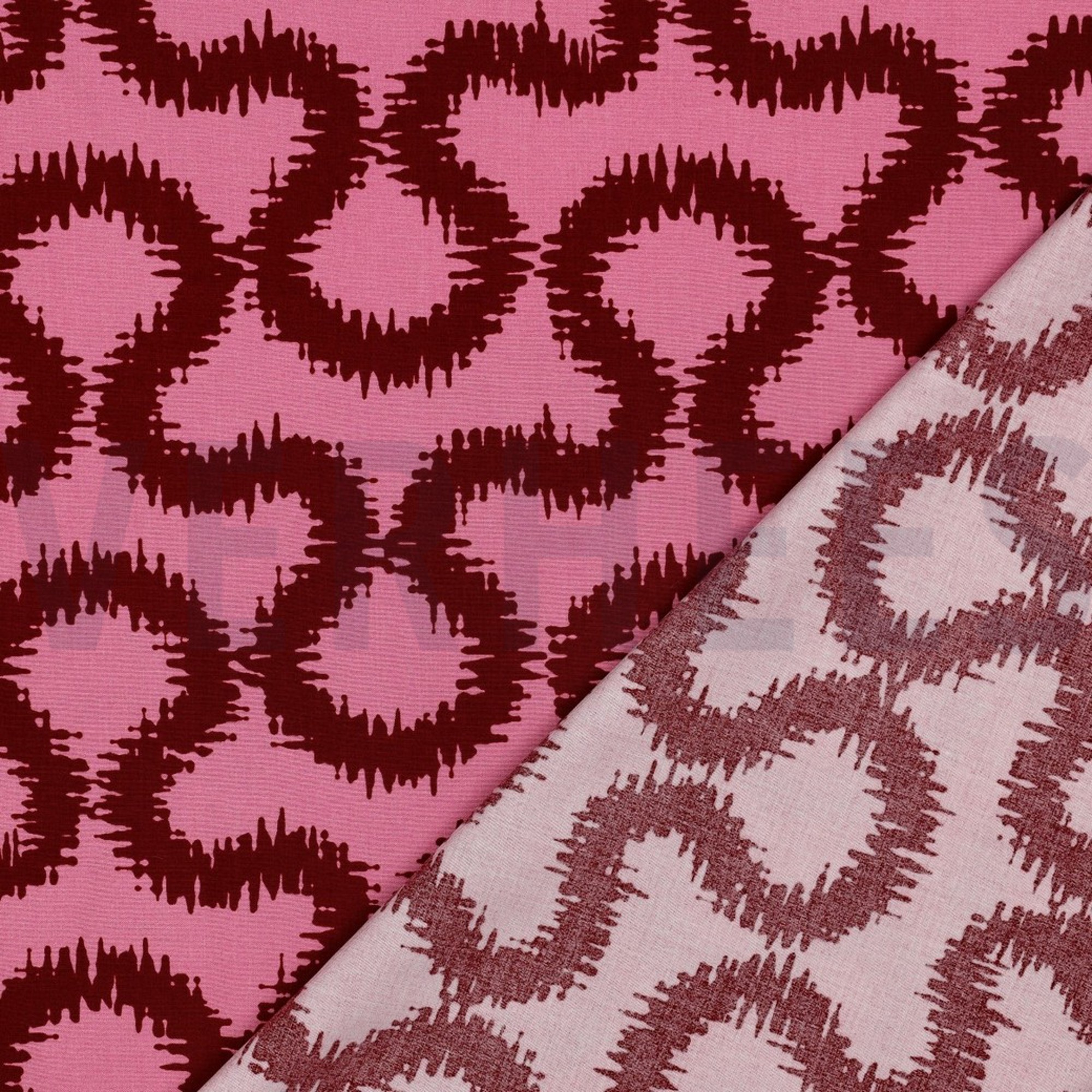 VISKOSE STRETCH ABSTRACT ROSA (high resolution) #4