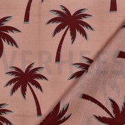 BAUMWOLLE VOILE PALMEN MAUVE (thumbnail) #4