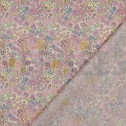 BAUMWOLLE VOILE DIGITAL KLEINE BLUMEN HELLROSA (thumbnail) #4