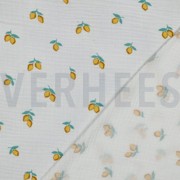 MUSSELIN GOTS FRÜCHTE WEISS (thumbnail) #4