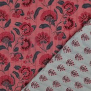 MUSSELIN GESTEPPT BLUMEN MAUVE (thumbnail) #4