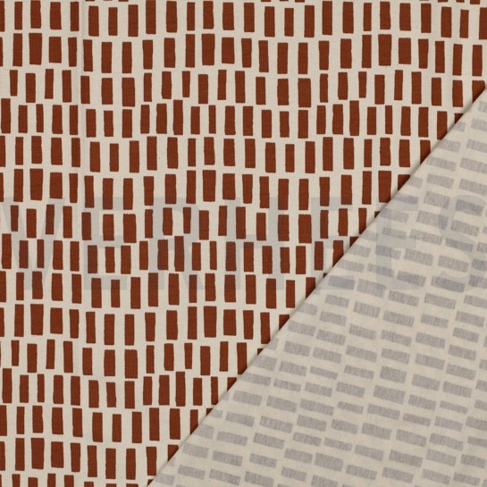 JERSEY GOTS NATURAL STREIFEN NATUR #7