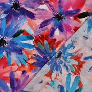 LENZING™ ECOVERO™ DIGITAL BLUMEN ROSA (thumbnail) #4