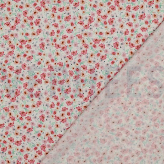 VISKOSE RADIANCE DIGITAL BLUMEN ECRU #7