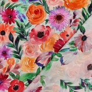VISCOSE RADIANCE DIGITAL FLEURS MULTICOLORE (thumbnail) #4