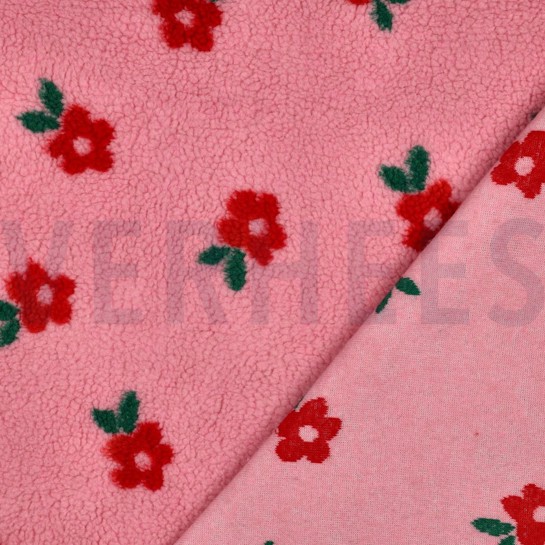 TEDDY JACQUARD FLOWERS PINK #7
