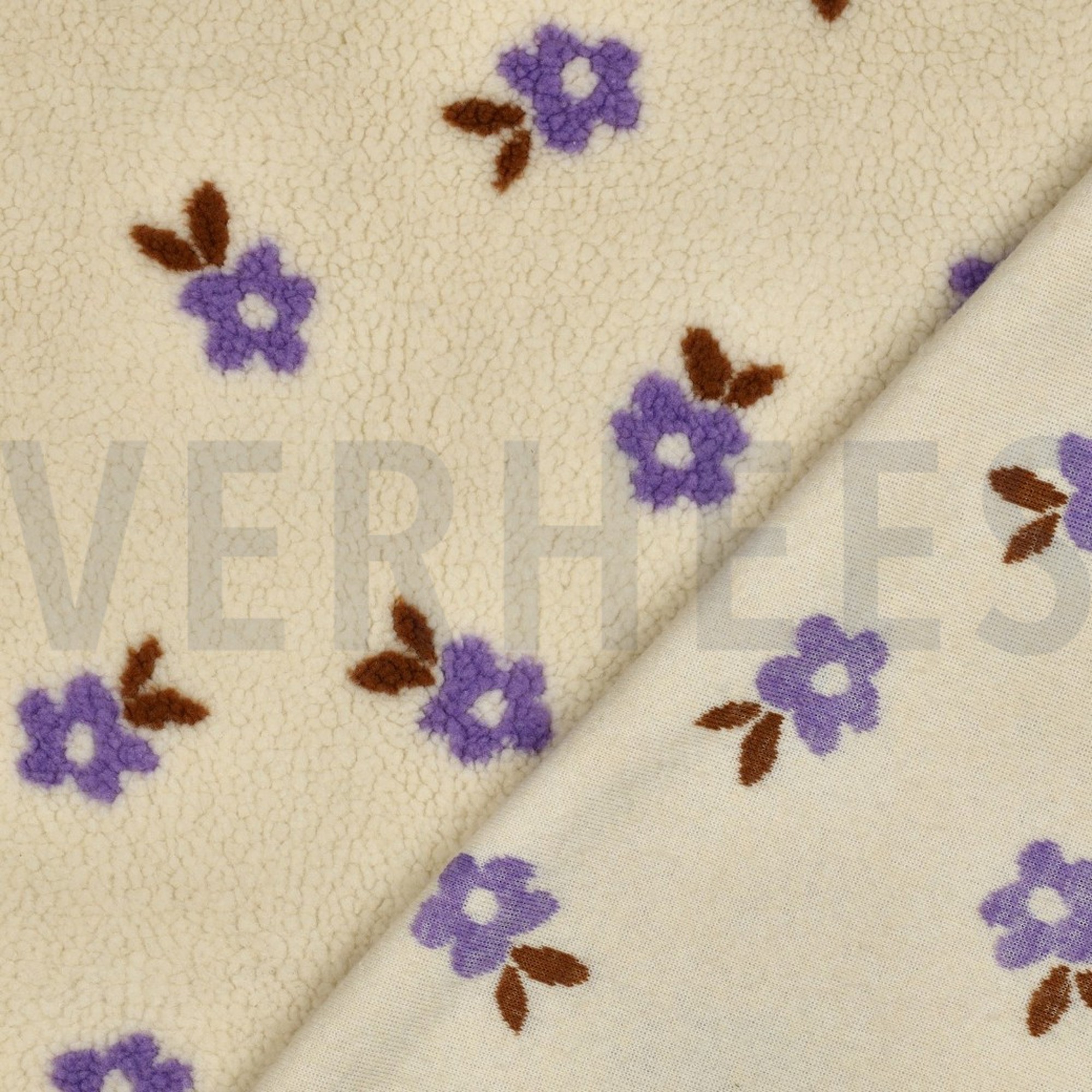 TEDDY JACQUARD FLOWERS ECRU (high resolution) #4