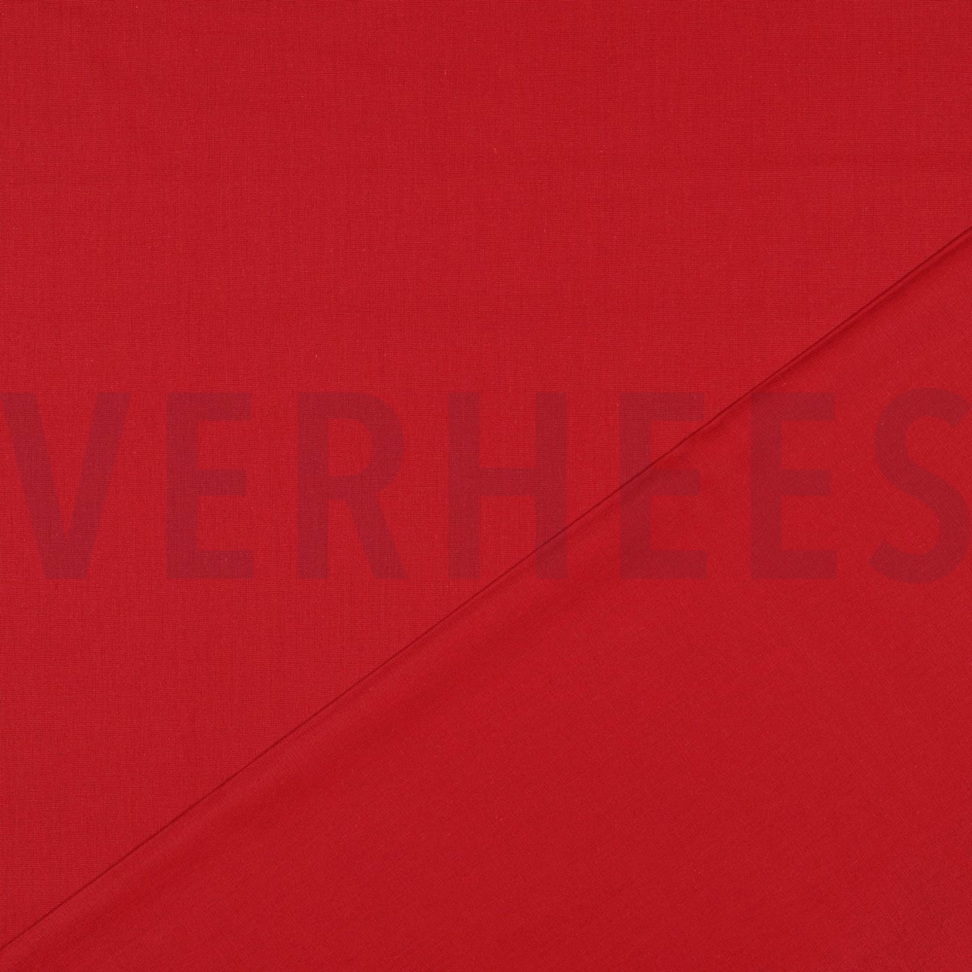 KATOENEN POPLIN GOTS DONKERROOD (high resolution) #4