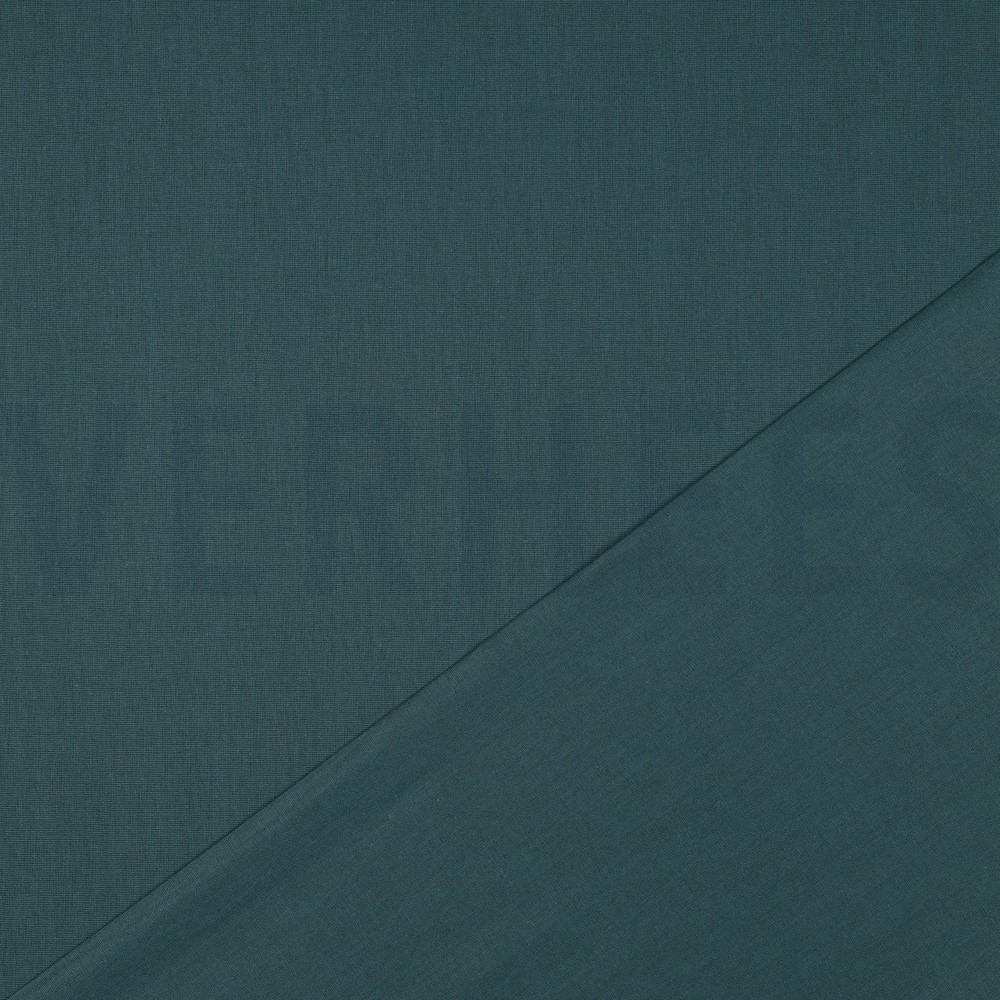 POPLIN GOTS DARK GREEN #7