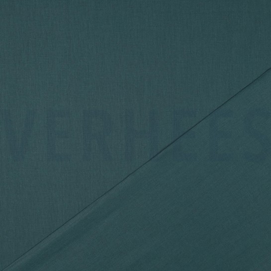 BAUMWOLLE POPELINE GOTS DUNKELGRÜN #7