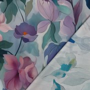 VISCOSE RADIANCE DIGITAL FLEURS BLEU (thumbnail) #4