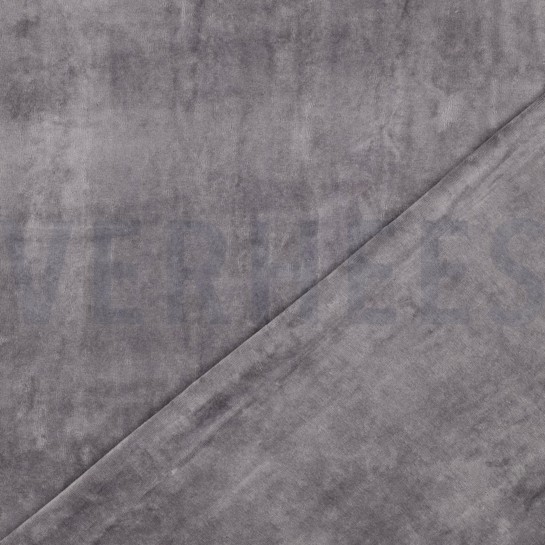 NICKY VELOURS DONKERGRIJS #7