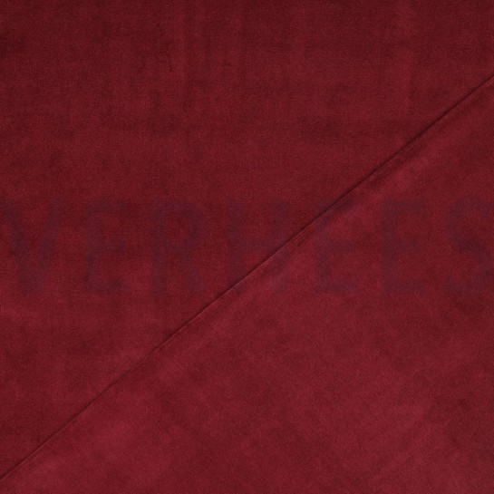 NICKI VELOURS BORDEAUXROT #7