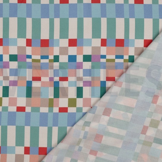 VISCOSE RADIANCE DIGITAL ABSTRACT MULTICOLOUR #7