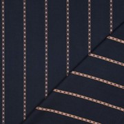 BAUMWOLLE JACQUARD DOBBY MARINEBLAU (thumbnail) #4