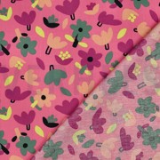 KATOENEN POPLIN GOTS BLOEMEN JENNIFER BOURON ROZE (thumbnail) #4