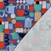 FRENCH TERRY GOTS DIGITAL GRAFISCHE FORMEN JENNIFER BOURON BLAU (thumbnail) #4