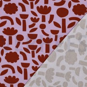 JERSEY GOTS BLUMEN JENNIFER BOURON LAVENDEL (thumbnail) #4