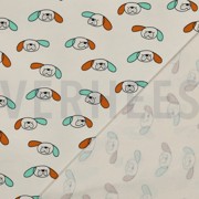 FRENCH TERRY GOTS HUNDE JENNIFER BOURON NATUR/OCKER (thumbnail) #4