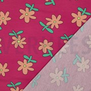 JERSEY GOTS BLUMEN JENNIFER BOURON FUCHSIA (thumbnail) #4