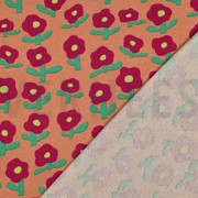 RIPPJERSEY GOTS BLUMEN JENNIFER BOURON PFIRSICH (thumbnail) #4