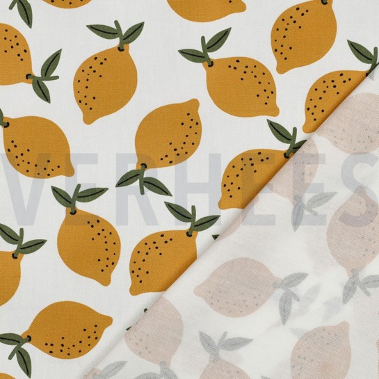 TOILE DÉCORATION FRUIT BLANC #7